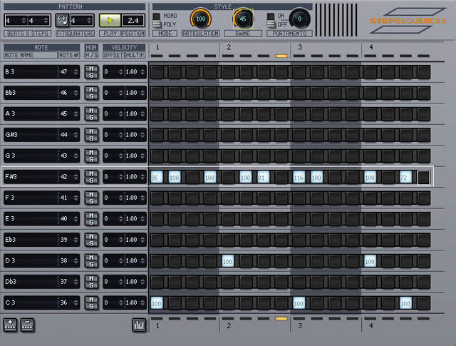 blank The new step sequencer is a very welcome addition.